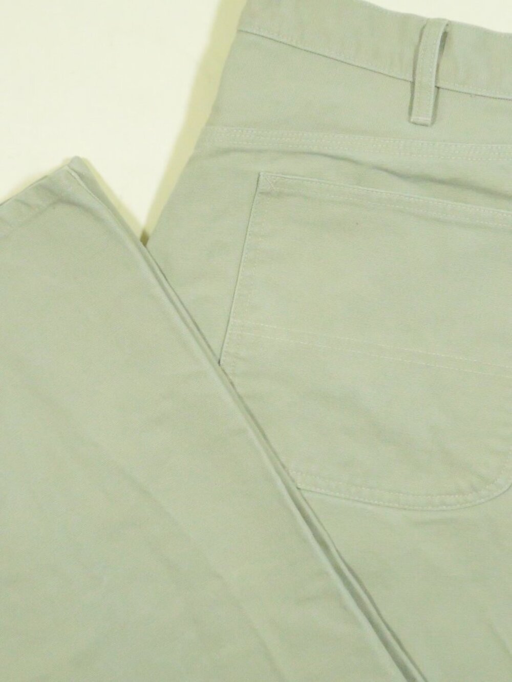 Buck Mason Full Saddle Heavyweight Canvas Pants Mens 36 Beige Cotton